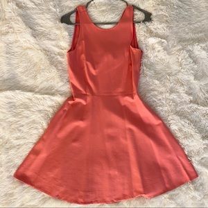 Kate Spade Ponte Bow Dress In Watermelon
